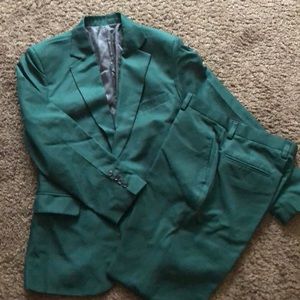Emerald green suit (pants and jacket)